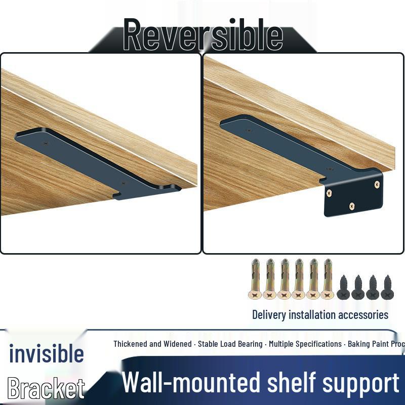 Soporte Triangular de Pared Invisible para Estantes de Escritorio o Mueble de TV