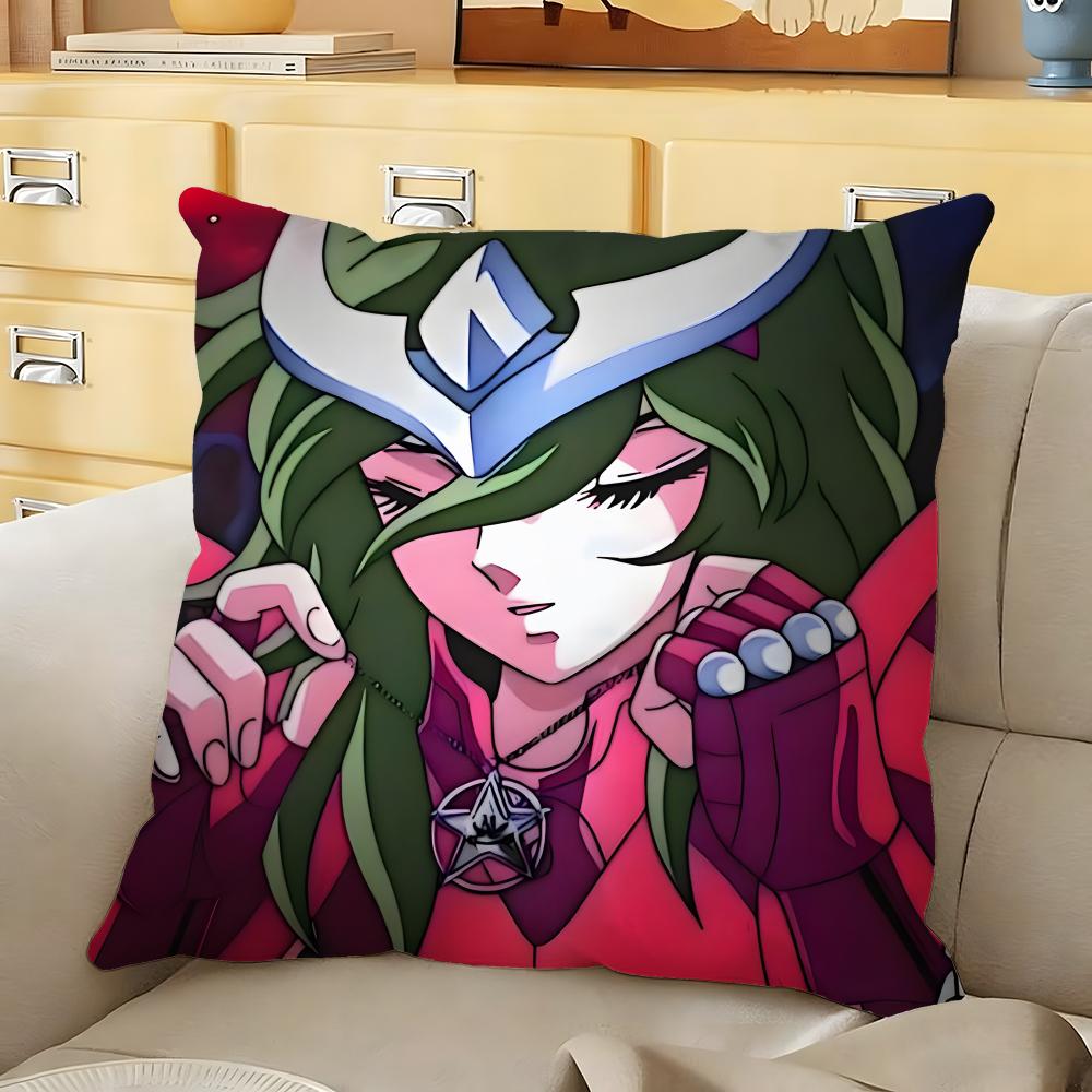 Anime SSaint SSeiya Cushion Cover Soft Durable Reversible Pillow Cover Home  Car MultiScene Daily Comfort Pillowcase