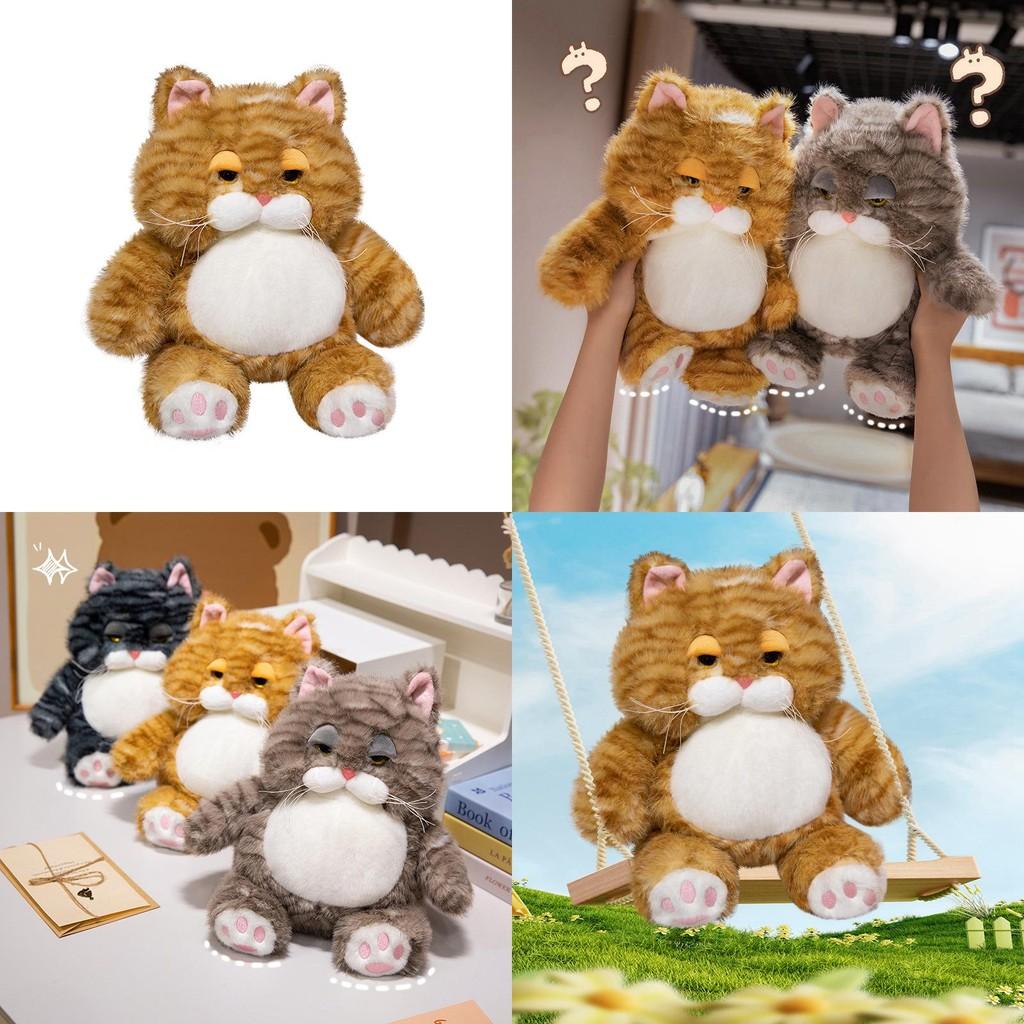 Plush Cat Cartoon Toys Animal Doll Childrens Birthday Gifts Decorations Home