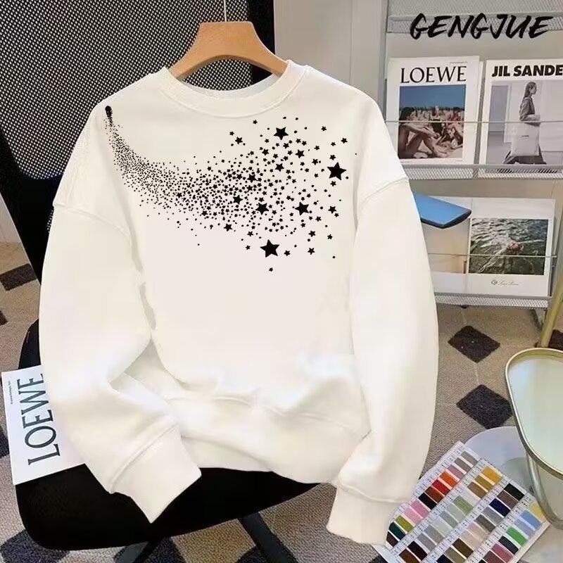 

Мужской осенний свитшот с круглым вырезом «Дыхание младенца» - Повседневный, Универсальный, Стильный топ из хлопка Хуа XL