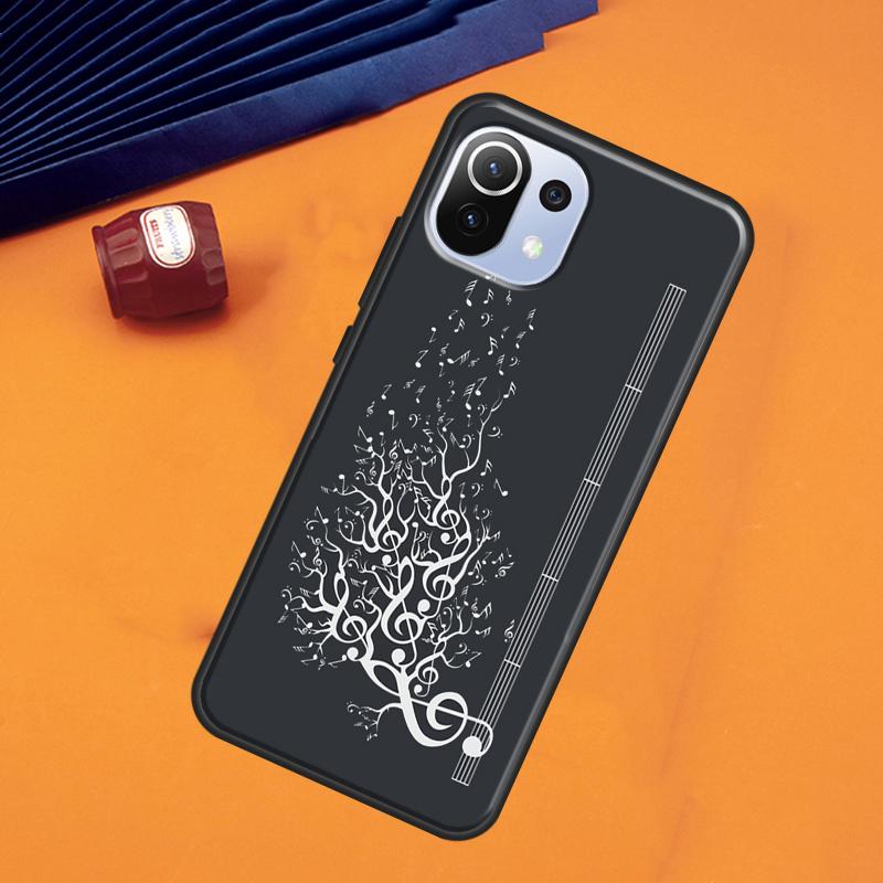 Music Notes Case For POCO F5 X3 X5 Pro F3 F4 X4 GT M5s C40 Cover For Xiaomi 13 11T 12T Pro 12 Lite 12X