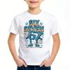 Unisex Six Seven Italian Brainrot 67 Nummern Grafikdruck T-Shirt Junge/Mädchen Sommer Kurzarm Kinder Bequemes T-Shirt Oberteil.