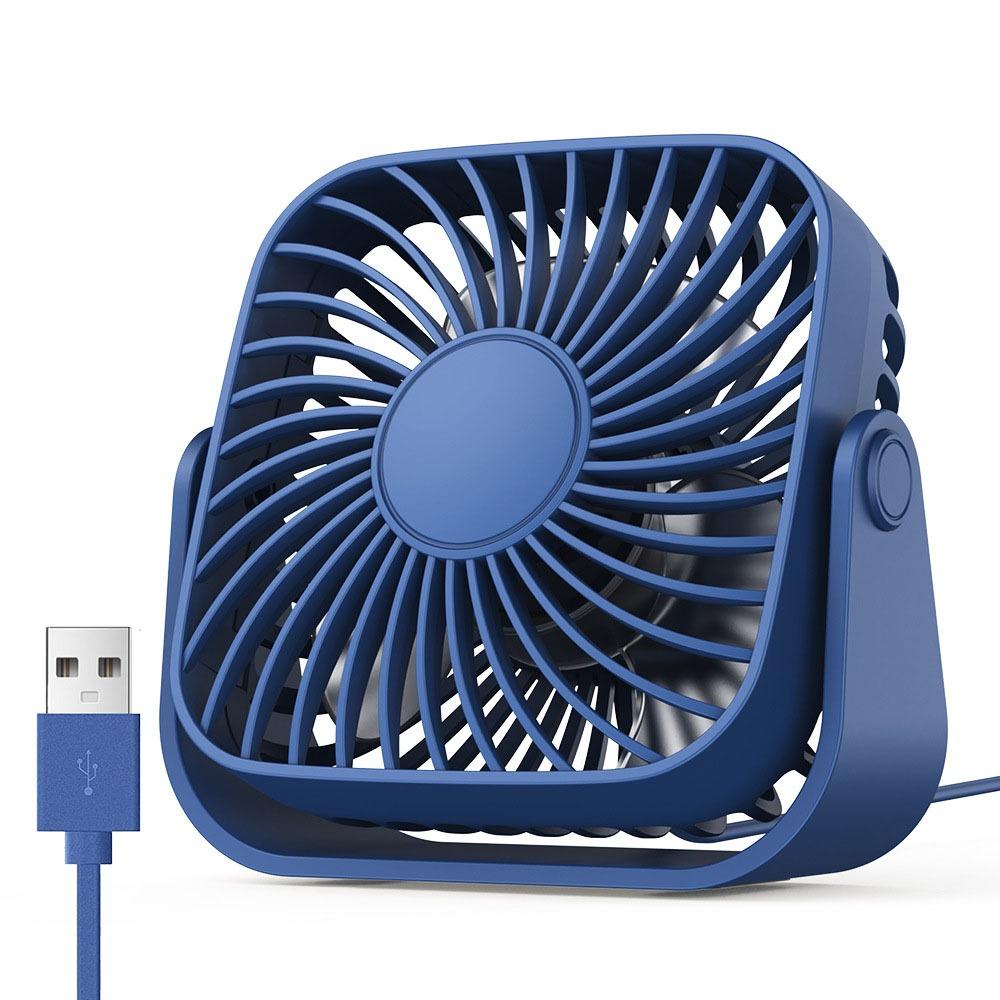 360° Rotating Electronic Fan 3 Speed Small Standing Fans Student Fan Table Cooling Fan Dormitory