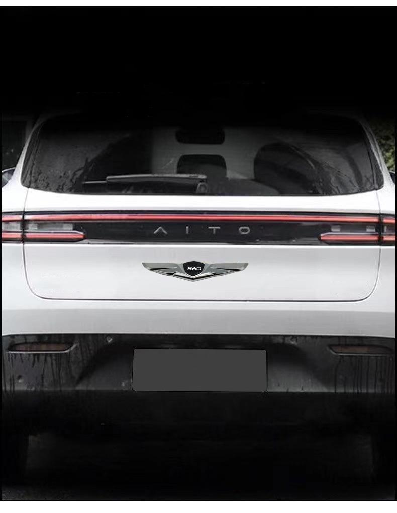 Car modification car stickers 3D metal badge hood decal high-end decorative stickers for Volvo S60 with logo car accessories