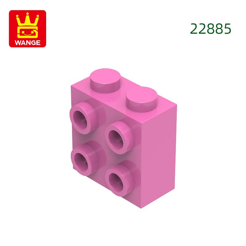 Non-Toxic 77Pcs/Lot 1X2X1 2/3 With Studs On 1 Side Block Moc Color Accessories Compatible With 22885 Brick Diy Children Toy Assembly
