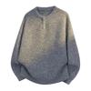 New Autumn and Winter Sweaters for Men Round Neck Button Sweaters Knitted Sweaters for Men All-match Sweaters