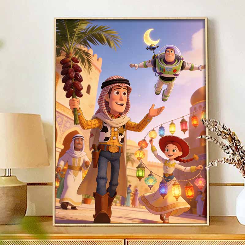Disney diamond painting set full of diamonds 5D desert characters diamond art home decoration creative handicrafts