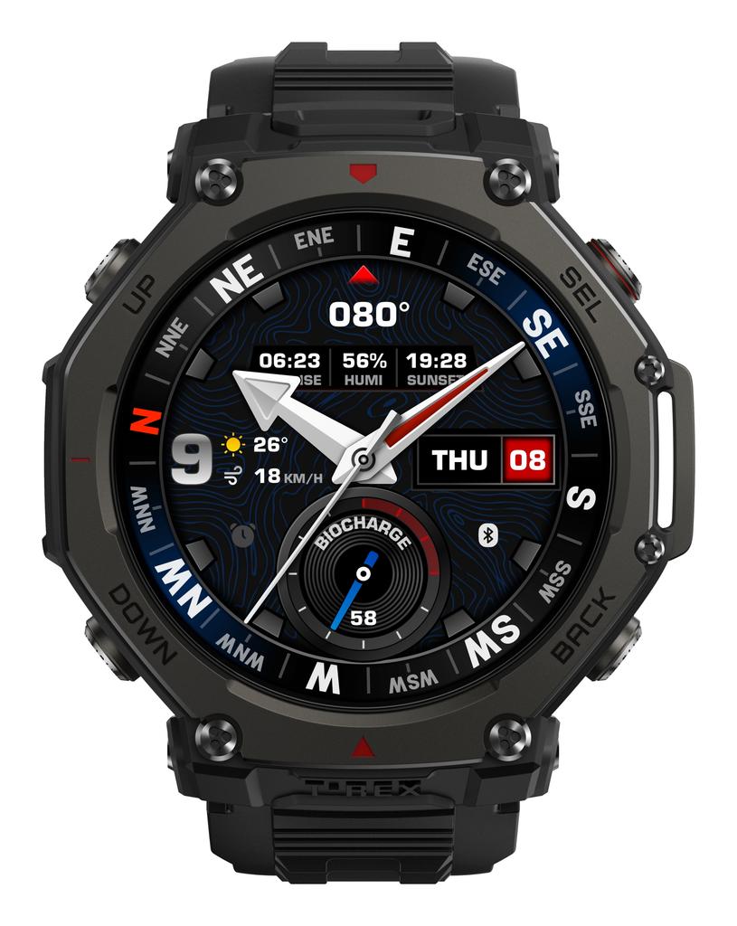 Amazfit T-Rex 3 Pro Smartwatch 48 mm Schwarz 1 Stück