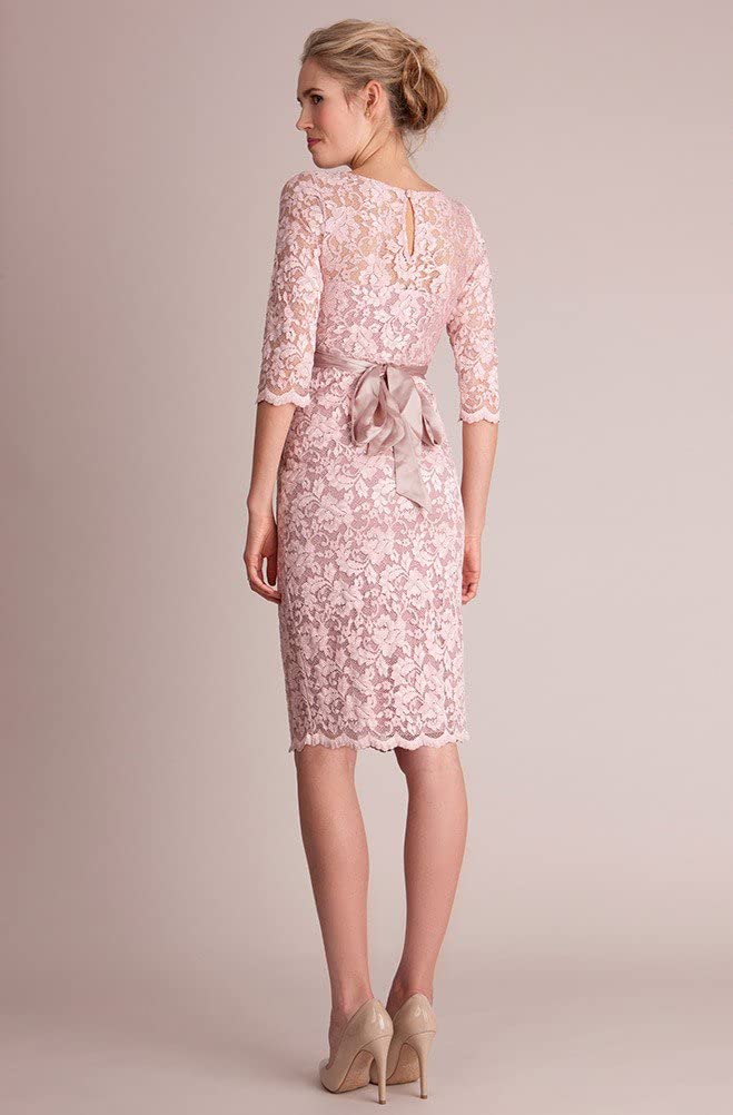 Rochie de maternitate Seraphina Rochie de maternitate din dantelă roz pudrat Mărimea UK 18 Roz [Seraphina]