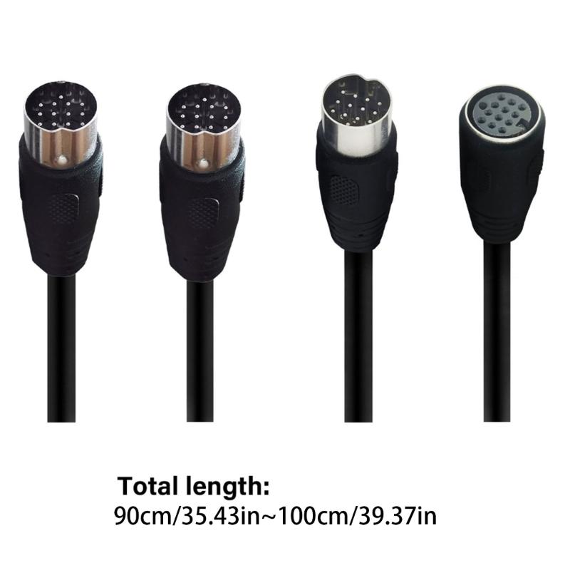 DIN 13 PIN Male To Male/Female Electrical Signal Control Cable S-Video Power Signal Extension Cable for Stage Atomizer