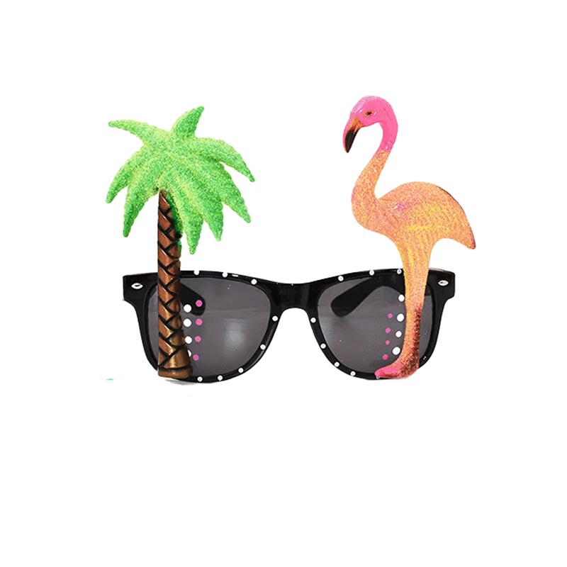 Originelle Party-Sonnenbrillen, Lustige Luau-Party-Sonnenbrillen Hawaiianische Tropische Brillen Strand-Themenparty Zubehör Dekoration