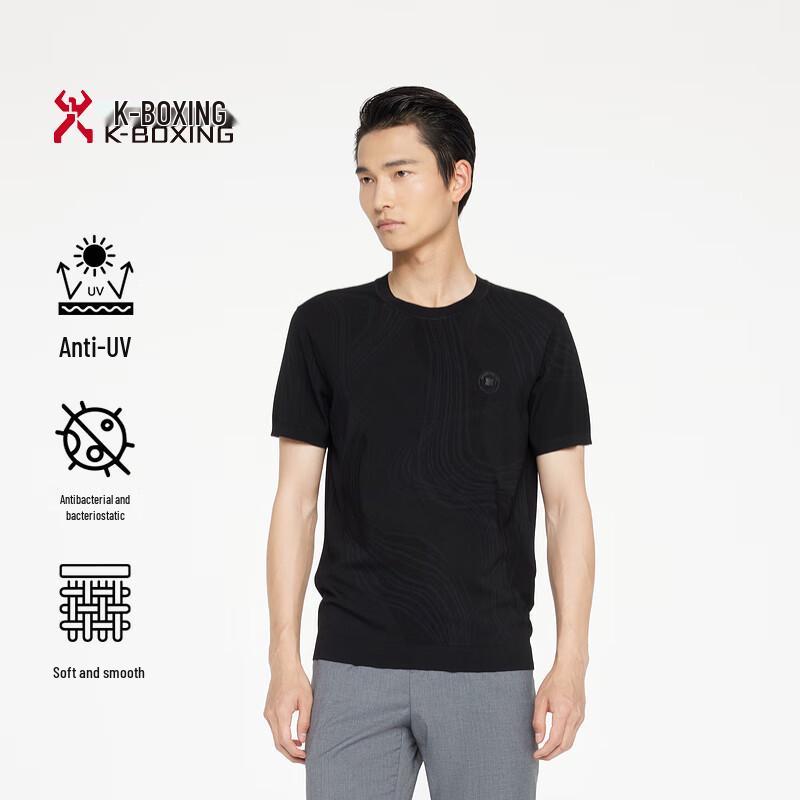 K-Boxing Men s 5A Antibacterial UV Protection Short-Sleeve T-Shirt 175/L