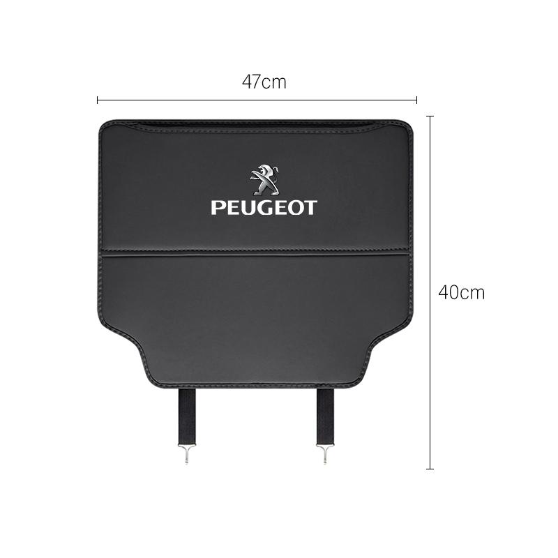 Autositz Anti-Kick-Pad Leder Schutzhülle Für Peugeot 408 5008 308 3008 208 2008 Landtrek Rifter 508 4008 301 108 608