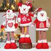 Christmas Ornament Xmas Gifts Telescopic Christmas Doll Merry Christmas Decorations For Home New Year