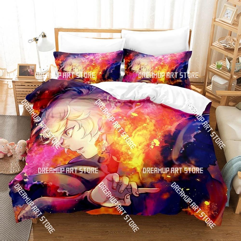 3D Printed Anime Hell’s Paradise Bedding Set for Boys Girls Duvet Cover Pillowcase Twin Queen King Full Single Double Sizes