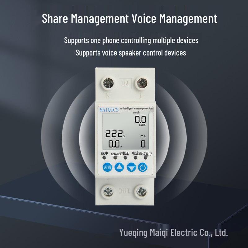 WiFi Smart Circuit Breaker: Remote Control and Leak Detection
