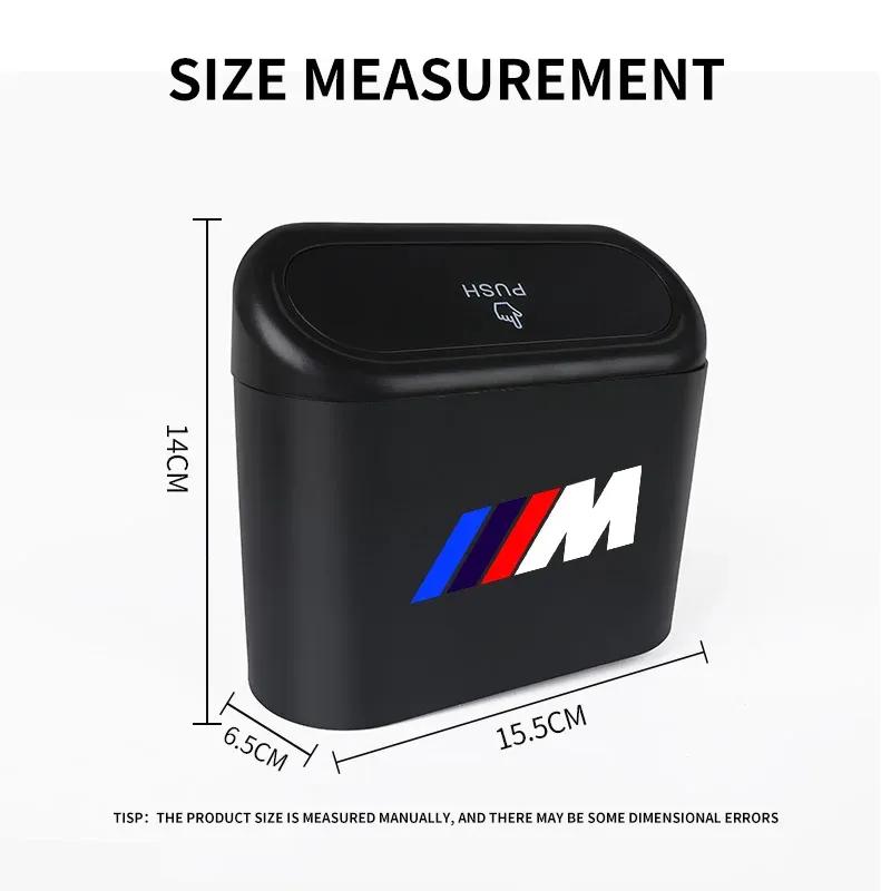 Portable Car Trash Pressing Type Trash Can For BMW M M2 M4 E46 E90 E60 F30 F10 E39 E36 F20 G30 G20 E87 E92 E91 E30 X1 X3 X5