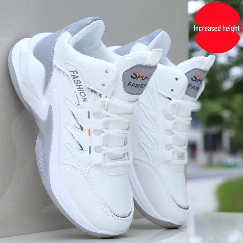 Men's High-Top Autumn and Winter Waterproof Leather Basketball Shoes - Non-Slip, Odor-Resistant Sneakers for Running and Versatile Use