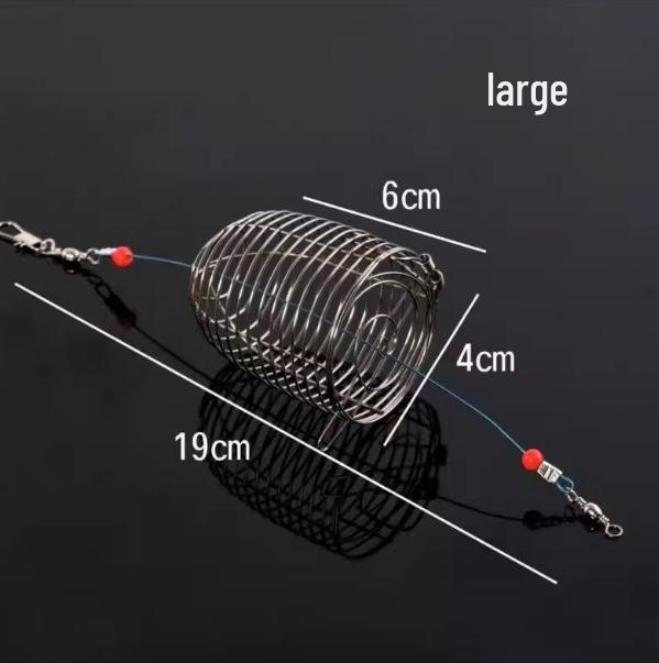 Stainless Steel Fishing Bait Cage - Tackle Accessory