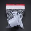 New 11 Pcs White Plastic Kitchen Measuring Measure Spoons Cups Tablespoon Sets