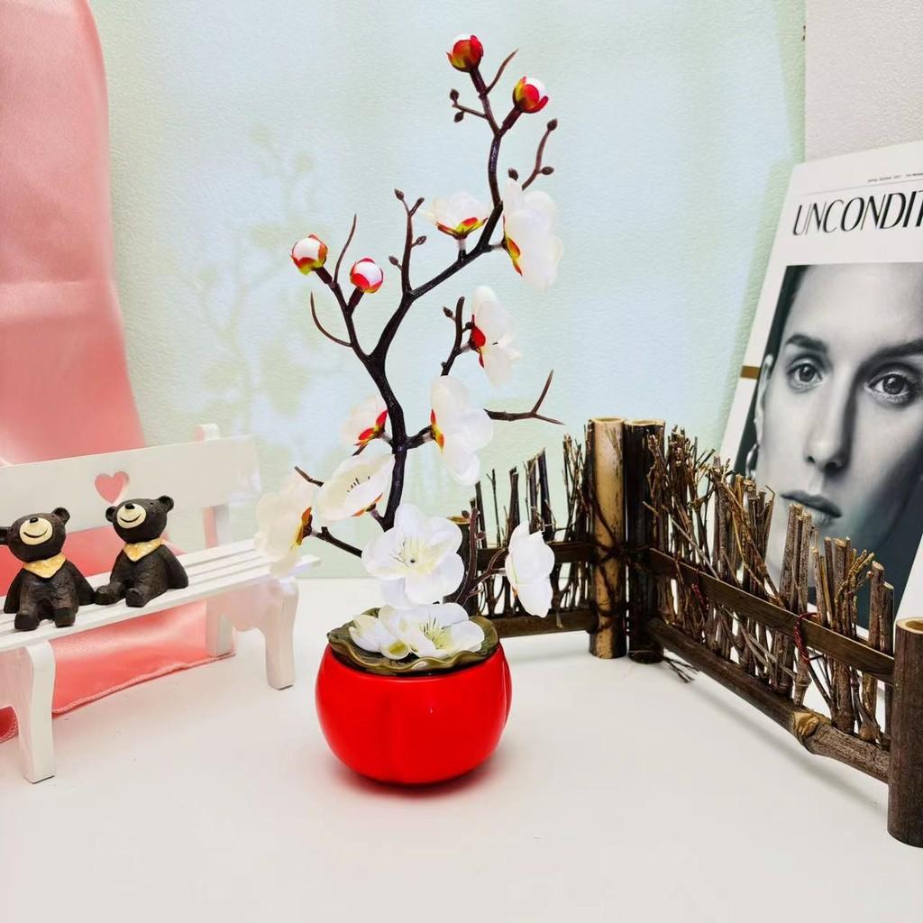 Winter Sweet Bonsai Home Decoration Artificial Flower Bonsai Ornament Landscape