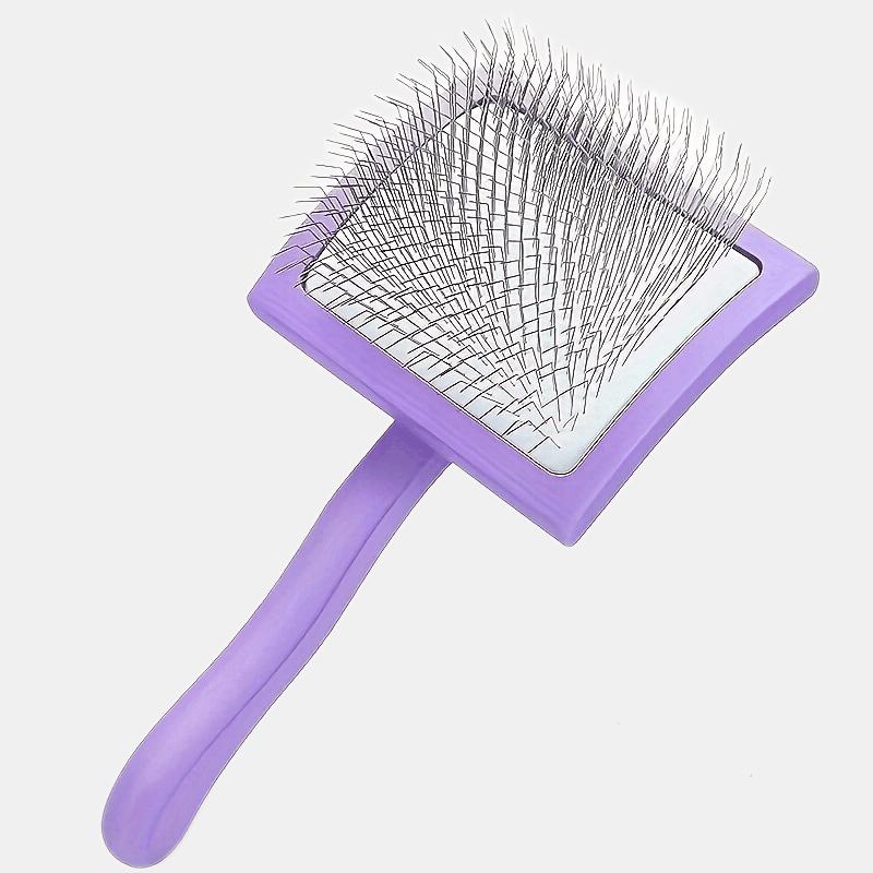 1Pc Extra Long Pin Dog Slicker Brush For Grooming Doodle Hair, Shedding Pet Grooming Brush for Cats and Dogs Combs