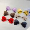 Rimless Butterfly Shaped Sunglasses Women  New Fashion Vintage Outdoor Shades Trendy Brand Design Casual Sun Glasses