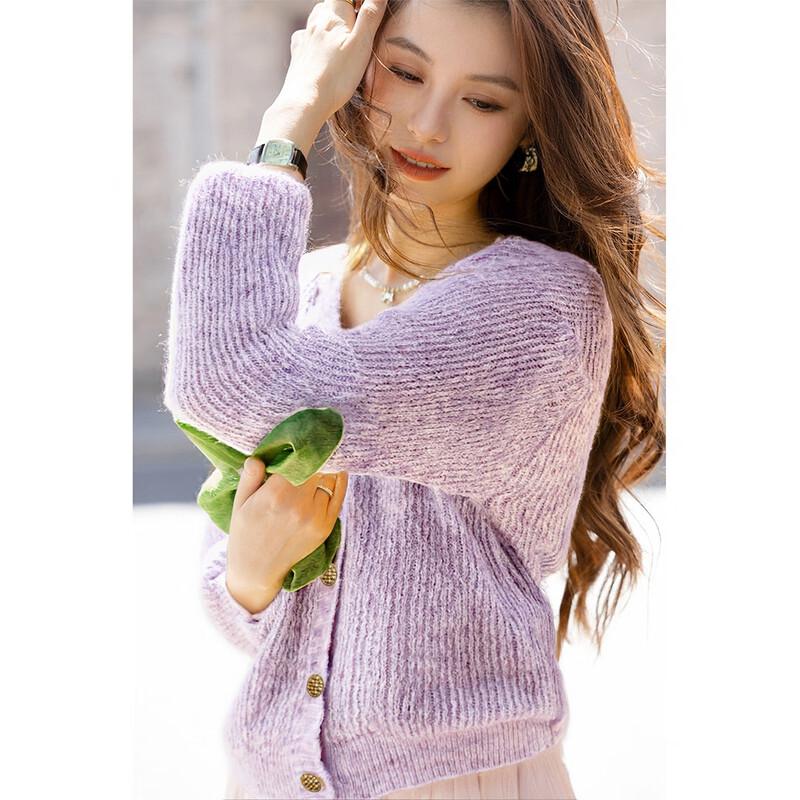 Mokana Women's Soft Knit V-Neck Sweater MKNJD3788