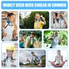 35*9cm Summer Neck Cooling Cold Sensation Ice Scarf Ice Pack Sports Headscarf Pet Ice Scarf New Reusable
