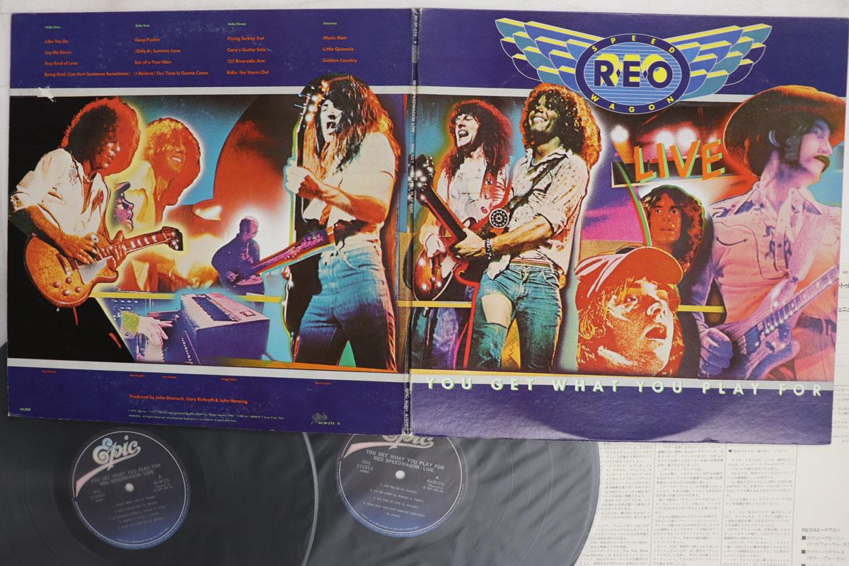 Виниловая пластинка REO SPEEDWAGON You Get What You Play For 403P275 EPIC 1977 Япония Рок Б/у