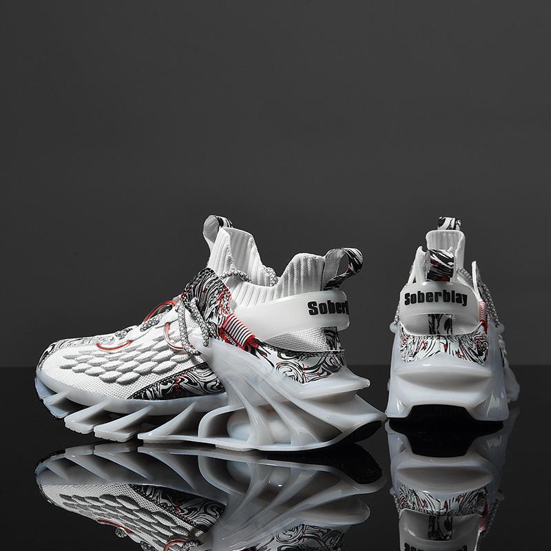 Men's Shoes, Breathable Mesh, Versatile Non-Slip Dad Sneakers, Youth Casual Running Shoes, Large Size Trendy Shoes