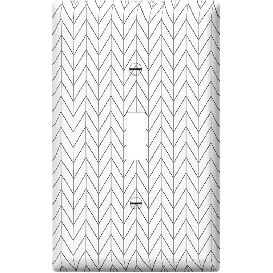 Green Avocado Single Toggle Light Switch Plates Outlet Covers Decorative Electrical Wall Plate Receptacle Switchplate Decorate Plug Cover For