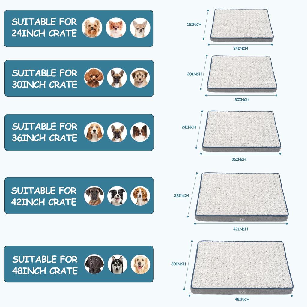 EMPSIGN Pet Dog Dog Cat Indoor Just the Right Suitable for Small and Medium Removable for Senior and Other Small Size M Mat, Cushion, Bed, Bed,