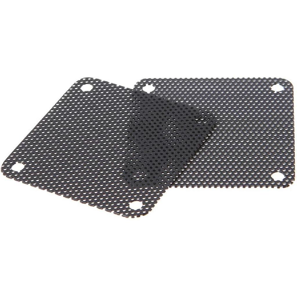 5PCS PVC Fan Dust Filter PC Dustproof for Case Cuttable Computer Mesh Cover 40mm Mesh Black