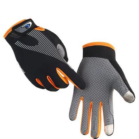 Thin Long-Finger Outdoor Gloves, Unisex Fishing Hiking Fitness Cycling Breathable Sports Touchscreen Gloves