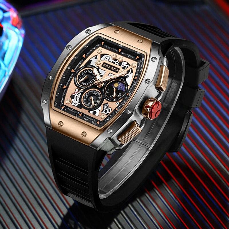 Nuovo Orologio Sportivo Uomo Top Brand Lusso Orologi Uomo Business Impermeabile Militare Cronografo al Quarzo Orologio da Polso Montre Homme
