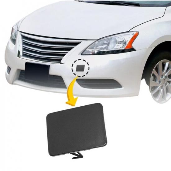Front Bumper Tow Eye Hook Cover Cap Fits For 2013-2015 Nissan Sentra 622A0-3SH0A
