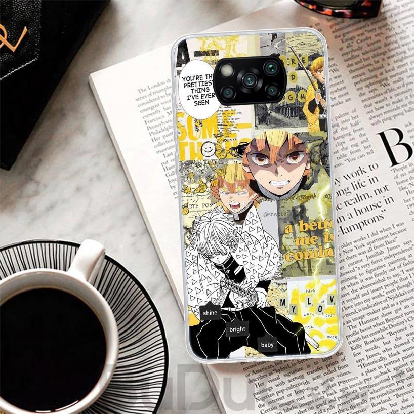 Demon Slayer Anime Kimetsu No Yaiba Cover For Xiaomi Mi 11T 10T 9T Pro 11 Lite Phone Case 12 12X 10 9 8 11i 6X 5X Ultra 5G Print
