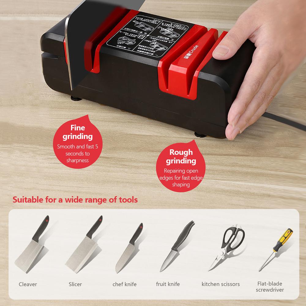 Electric Knife Sharpener Kitchen Knife Fast Knife Sharpening Stone Home Automatic Sharpener Knife Sharpening Stone