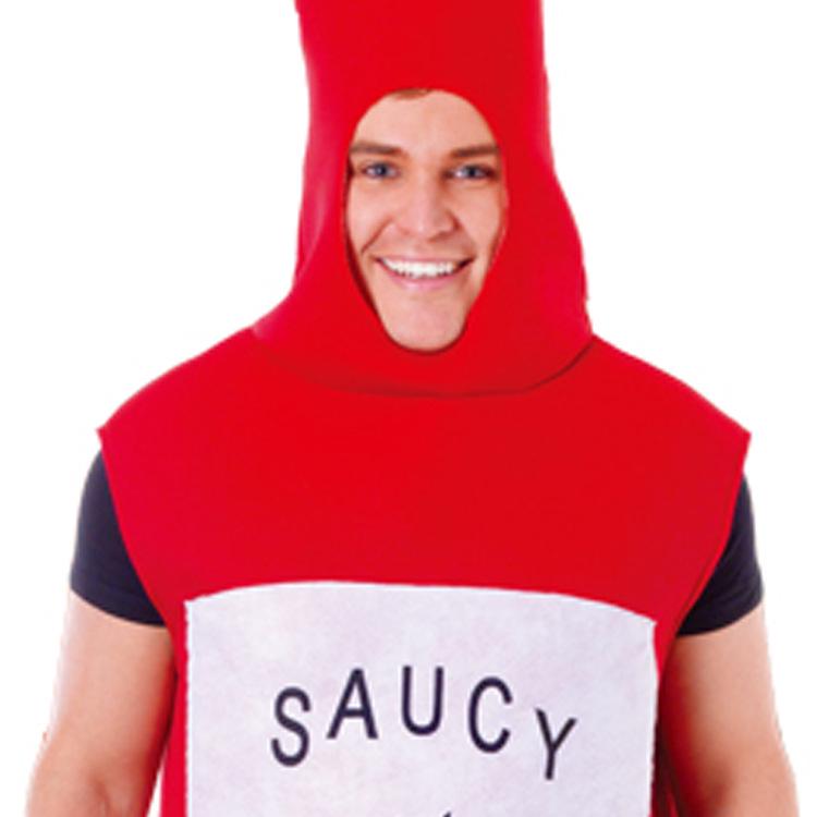 Halloween Carnival Masquerade Costume: Ketchup, Sponge, Stage, Doll, and Puppet Dress-up.