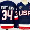 Mens Ice Hockey Jersey Toronto Maple Leafs 34 86 USA Team 19 Embroidered Custom Fan Wear