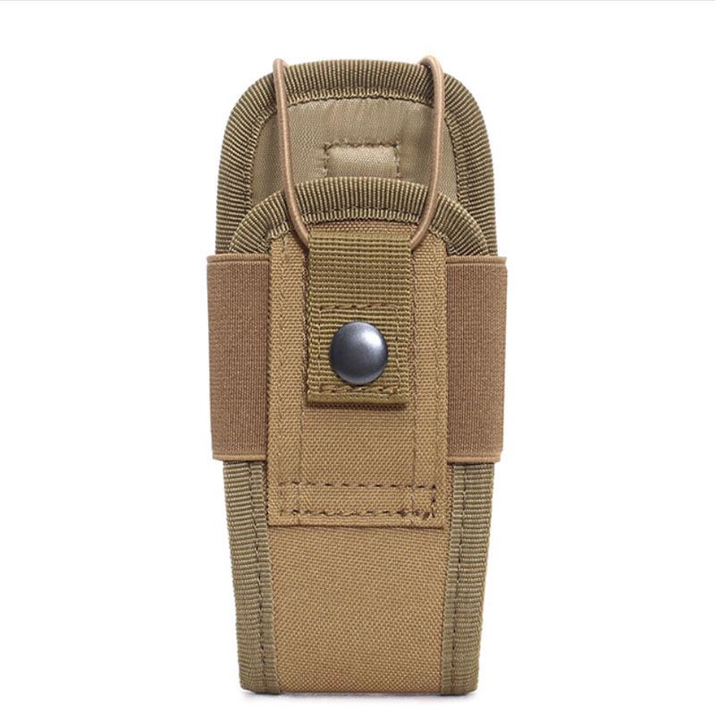 Multifunctional Tactical Walkie-Talkie Pouch with MOLLE Attachment