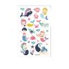 Children's Cartoon Mermaid Tattoo Sticker Pink Princess Waterproof Cute Fun Disposable Bonus Sticker