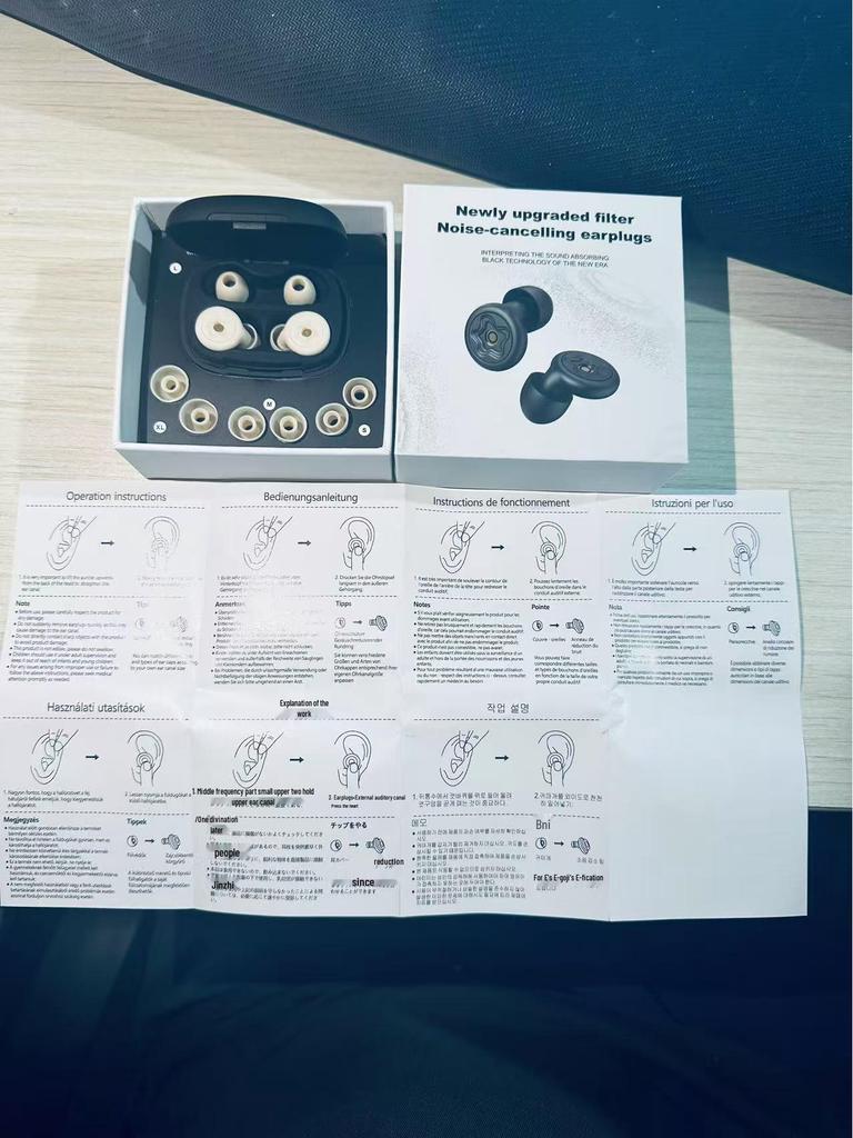 JIT High-End Noise-Cancelling Soundproof Earplugs for Learning, Reading, Sleeping, and Snoring Reduction.