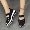 Ladies' Handmade Woven Shoes with Trendy Color Matching, Breathable and Casual Sports Shoes for Women