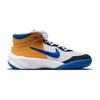 Nike Team Hustle D10 FlyEase White Game Royal Big Kids Basketball Shoes DZ2760-141