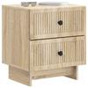 Nightstand Set 2 pcs Sonoma Oak Finish 43 x 34.5 x 47.5 cm Particleboard
