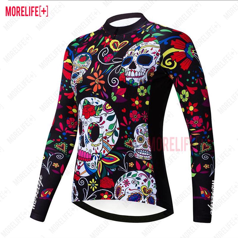 MLC Quick-drying Bike Shirt Summer Long Sleeve Cycling Shirt Top Ropa Ciclismo Women's Cycling Jersey Breathable Mtb Bike Jersey