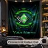 TapestryWerder Bremen FC Custom Name Text Personalized Wall Hanging Tapestry Home Wall Decor