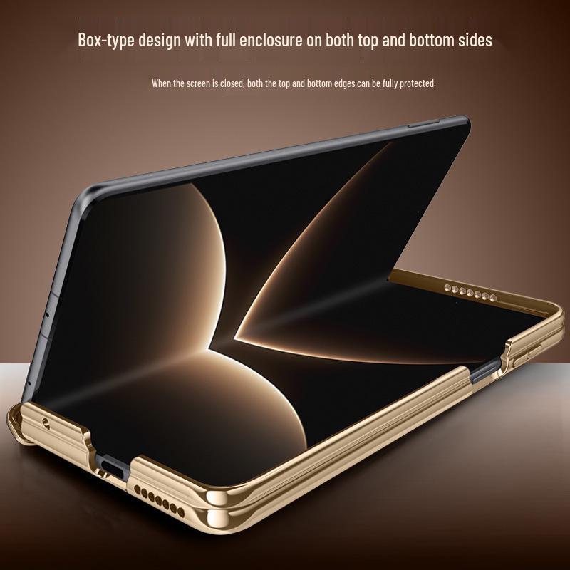 Huawei Matex7 Collector's Edition Magnetic Foldable Phone Case - Full Coverage, Anti-Drop, Double Central Axis Lens Protection
